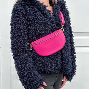 Bright Pink Crossbody/ Waist Bag