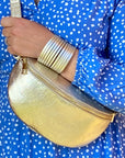 Gold Crossbody/ Waist Bag