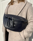 Preorder for dispatch w/c 1/9 - Navy Large Crossbody Bum Bag