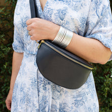 Load image into Gallery viewer, Navy Crossbody/ Waist Bag
