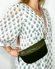 Large Khaki Crossbody/ Waist Bag