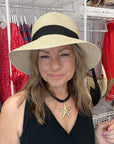 Bow Trim Foldable Sun Hat