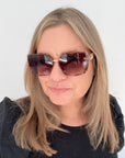 Brown Tortoiseshell Square Sunglasses