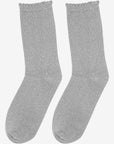 Silver Glitter Socks
