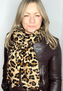 Leopard Print Scarf