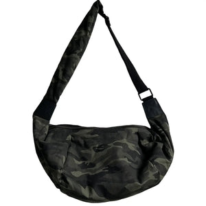 Khaki Camo Print XL Crossbody Bum Bag