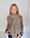 Dark Brown & Taupe Mix Amelia Scarf