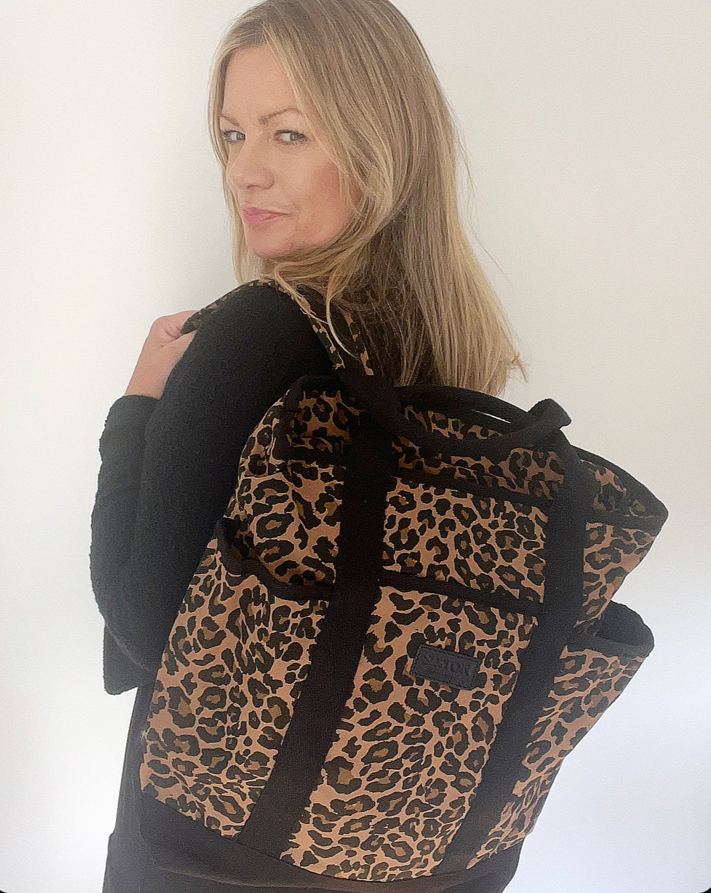 Leopard Print Rucksack Amelia Rose Accessories