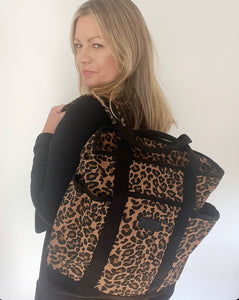 Leopard Print Rucksack