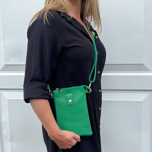 Green Crossbody Phone Bag