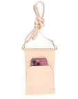 Cream Crossbody Phone Bag