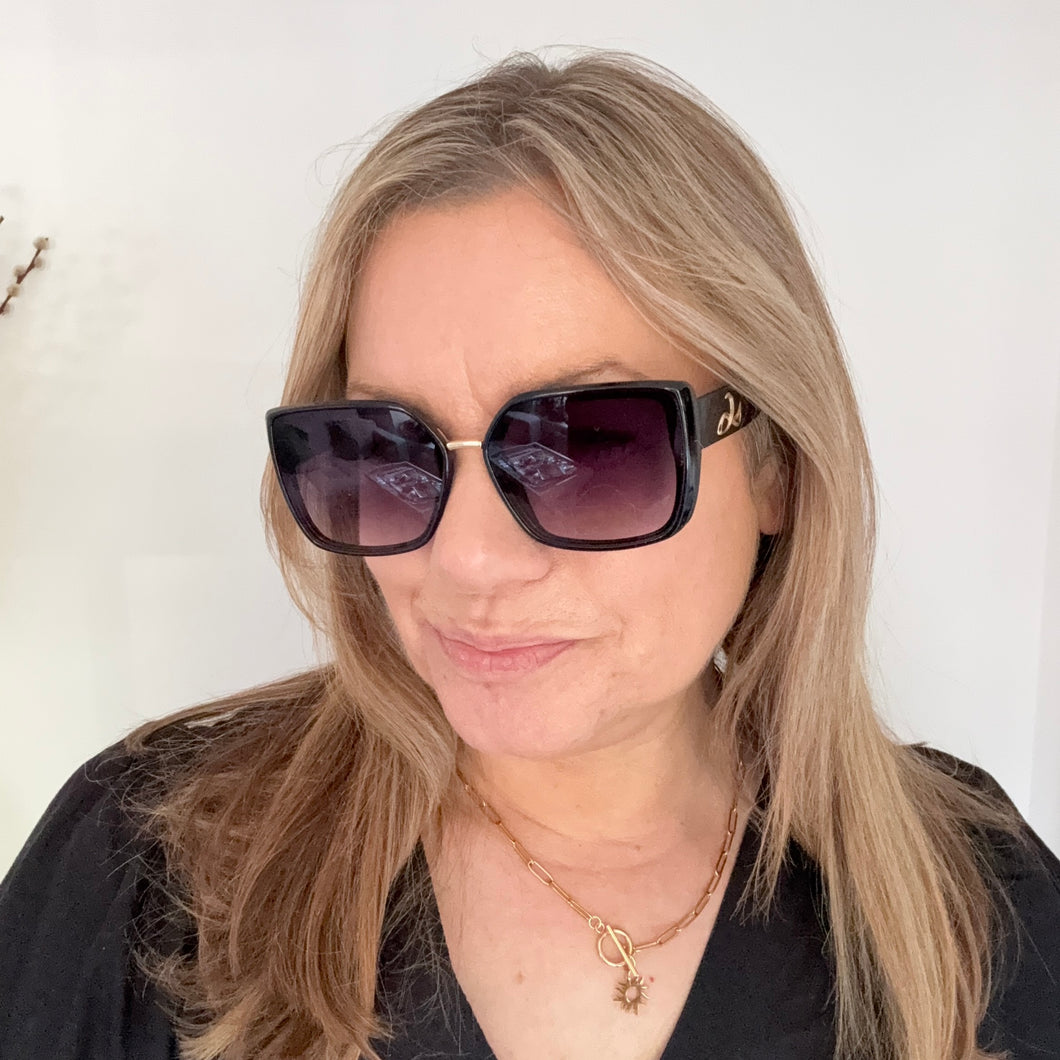 Black Square Sunglasses