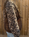 Chocolate Quilted Fabric Shoulder/ Crossbody Bag