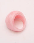 Pale Pink Resin Ring