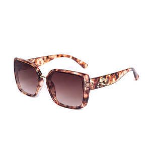 Brown Tortoiseshell Square Sunglasses