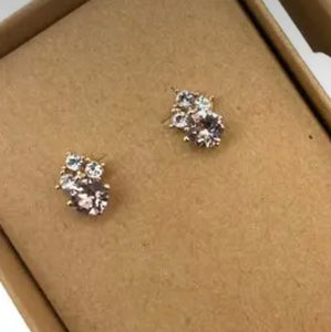 Crystal Vintage Stud Earrings