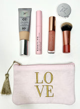 Carregar imagem no visualizador da galeria, Baby Pink LOVE Small Make Up Bag
