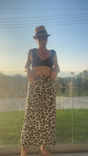 Load image into Gallery viewer, Stone Leopard Print Tassel Scarf
