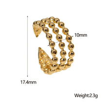 Carica l&#39;immagine nel visualizzatore di Gallery, Silver Dots Adjustable Ring
