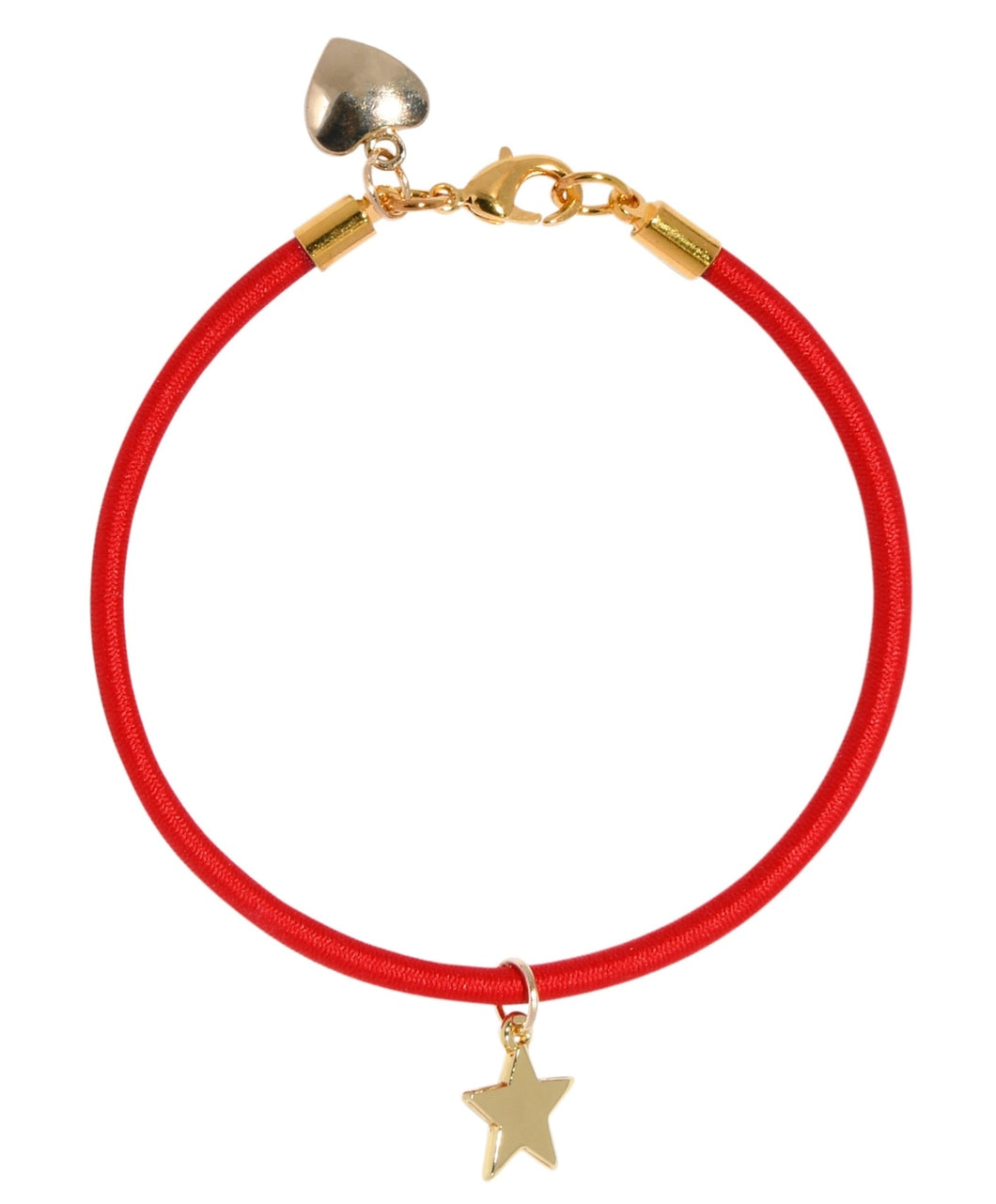 Red & Gold Star Bracelet