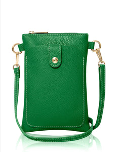 Green Crossbody Phone Bag