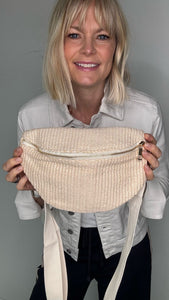 Raffia Crossbody/ Waist Bag