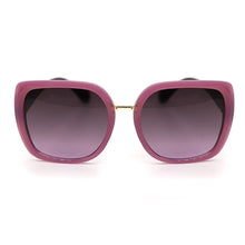 Cargar imagen en el visor de la galería, Pink Oversized Squared Framed Sunglasses
