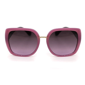 Pink Oversized Squared Framed Sunglasses