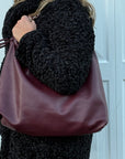 Burgundy Oversized Bag