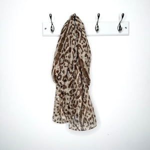 Mocha Mix Animal Print Scarf