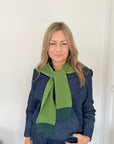 Green Mix Faux Jumper Scarf