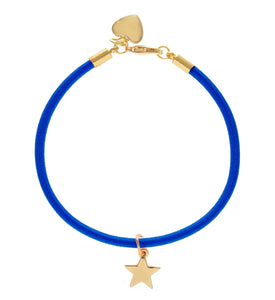 Cobalt & Gold Star Bracelet