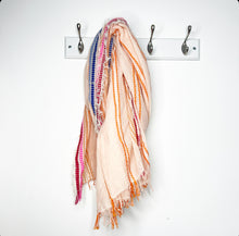 Carregar imagem no visualizador da galeria, Orange &amp; Multi-Coloured Stripe Scarf

