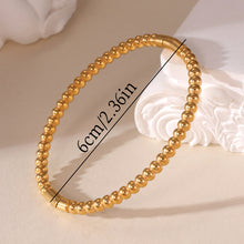 Carregar imagem no visualizador da galeria, Gold Dot Bangle

