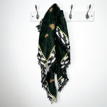 Cargar imagen en el visor de la galería, Preorder for dispatch w/c 28/10 - Khaki Animal Print Scarf with Contrast Border
