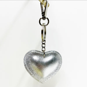 Silver Heart Keyring