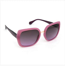 Load image into Gallery viewer, Pink Oversized Squared Framed Sunglasses
