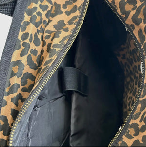 Leopard Print Rucksack