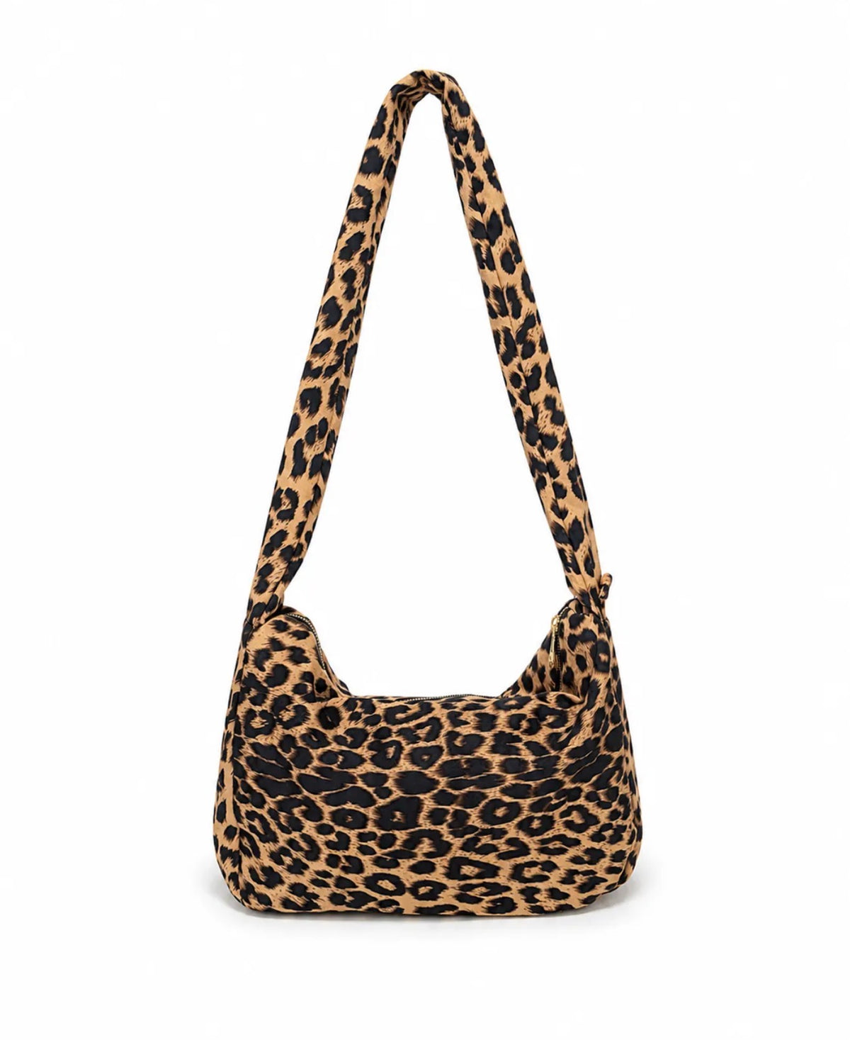 Leopard Fabric Crossbody/ Shoulder Bag