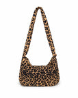 Leopard Fabric Crossbody/ Shoulder Bag