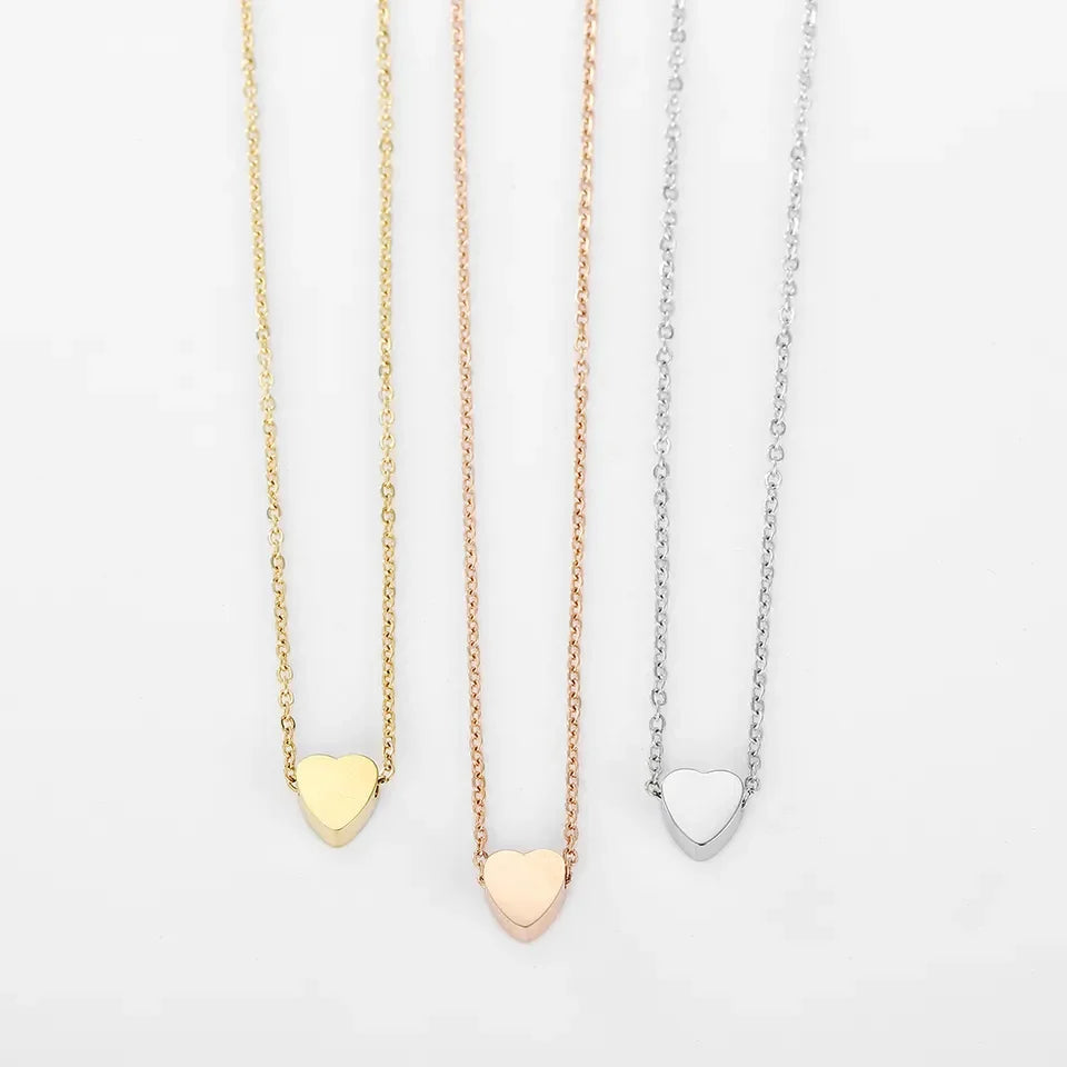 Gold Delicate Heart Necklace