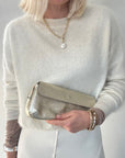 Preorder for dispatch w/c 24/11 - Gold Clutch Bag with Strap