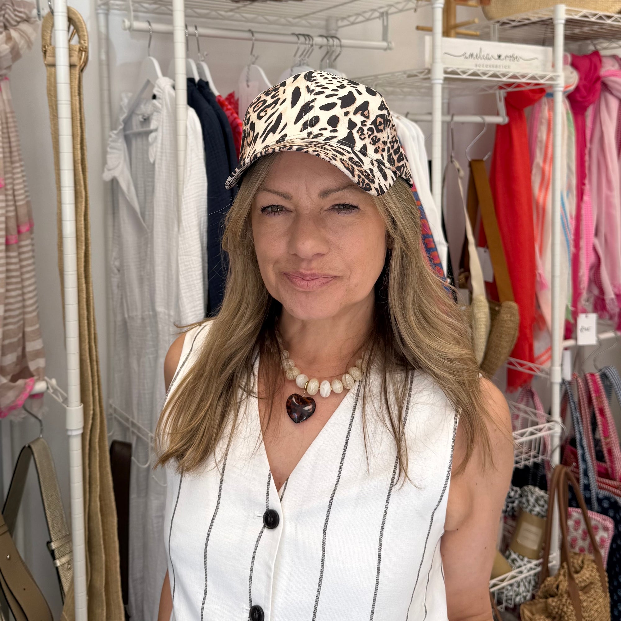 Leopard Print Cap