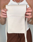 Cream Crossbody Phone Bag