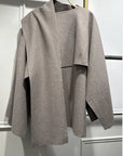 Taupe Cape with Scarf