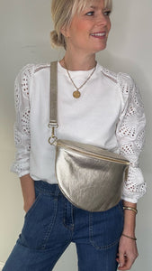 Gold Crossbody Bag