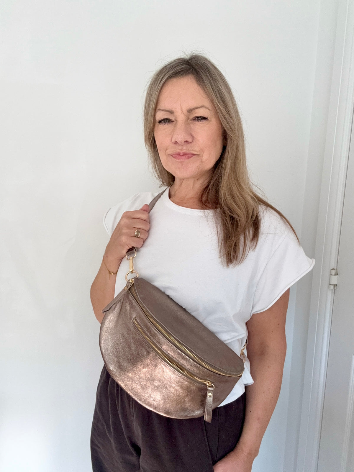 Bronze Deep Crossbody/ Waist Bag