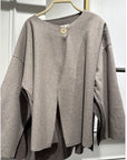 Taupe Cape with Scarf