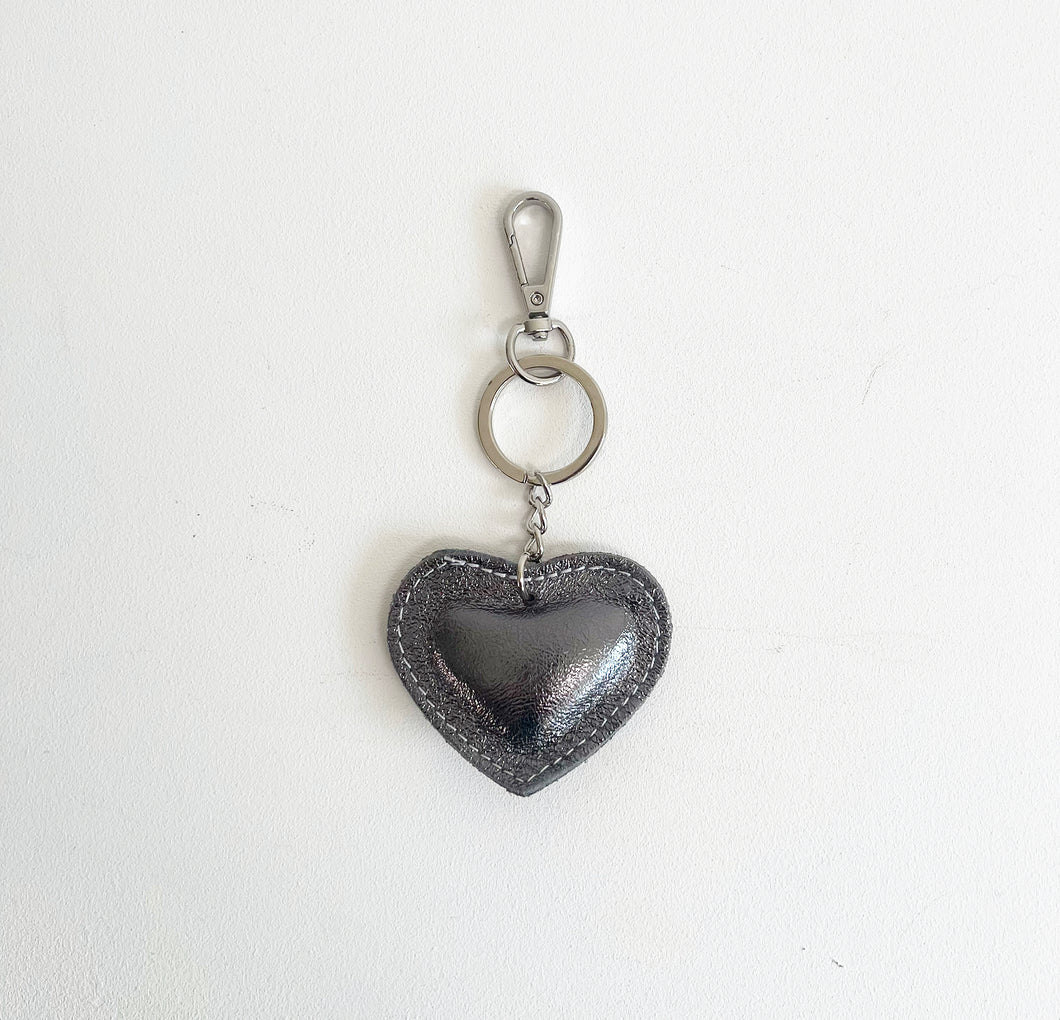 Pewter Heart Keyring