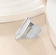 Charger l&#39;image dans la galerie, Silver Chunky Adjustable Ring
